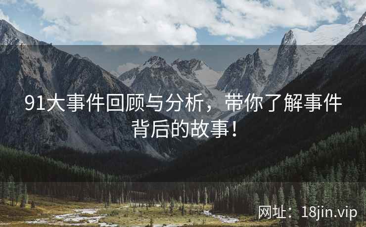 91大事件回顾与分析，带你了解事件背后的故事！  第2张