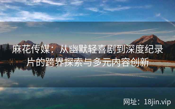 麻花传媒：从幽默轻喜剧到深度纪录片的跨界探索与多元内容创新  第2张