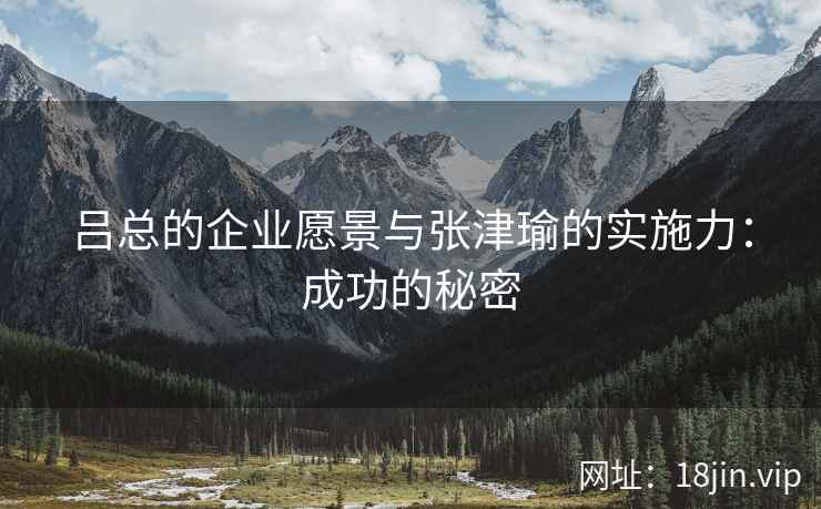 吕总的企业愿景与张津瑜的实施力：成功的秘密